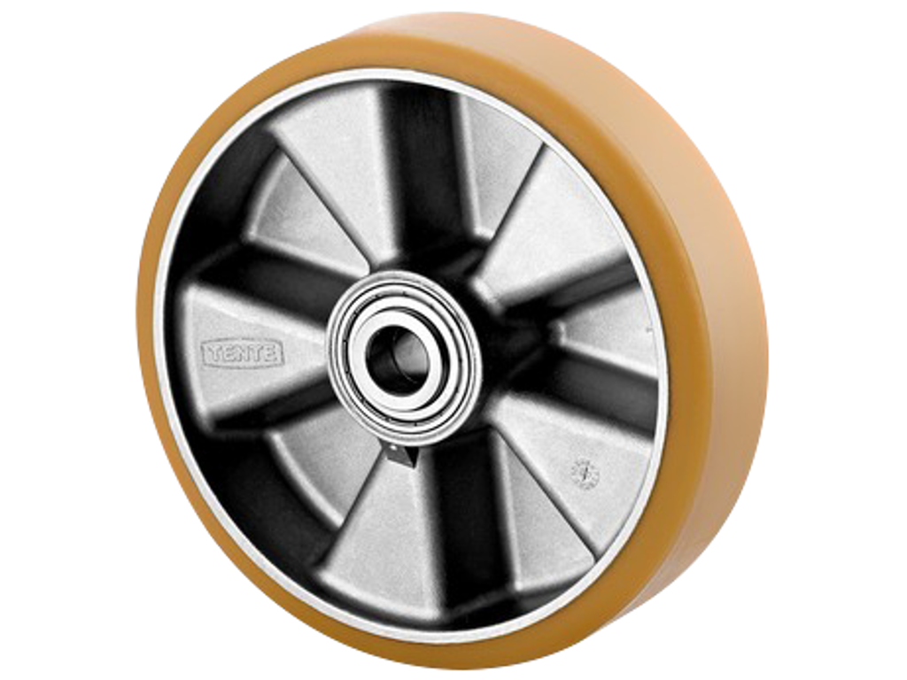 Hjul ITP 200X50-Ø20MM convex med leje