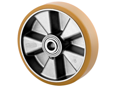 Hjul ITP 200X50-Ø20MM convex med leje