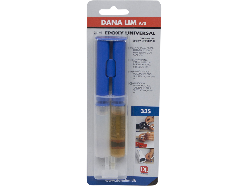 Dana 335 lim BLÅ EPOXY ekstra stærk 