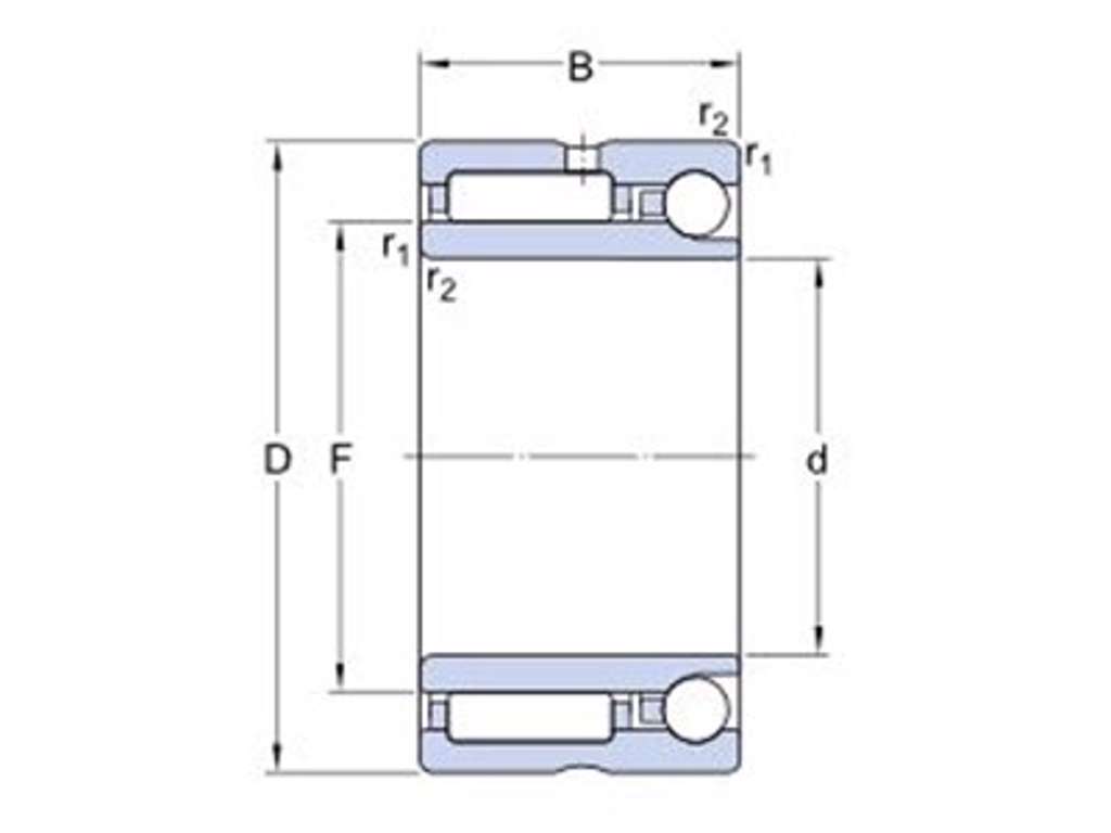 NKIA 5905 SKF Nåleleje