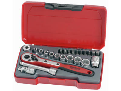 Topnøglesæt 1/4" T1424 Tengtool