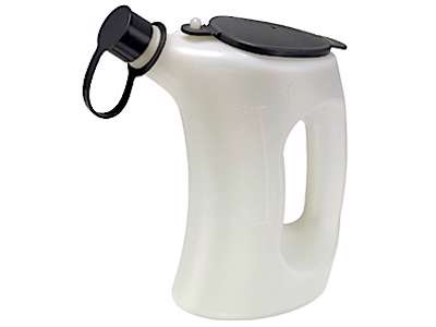 Oliekande 3 ltr hvid m/låg og flextud