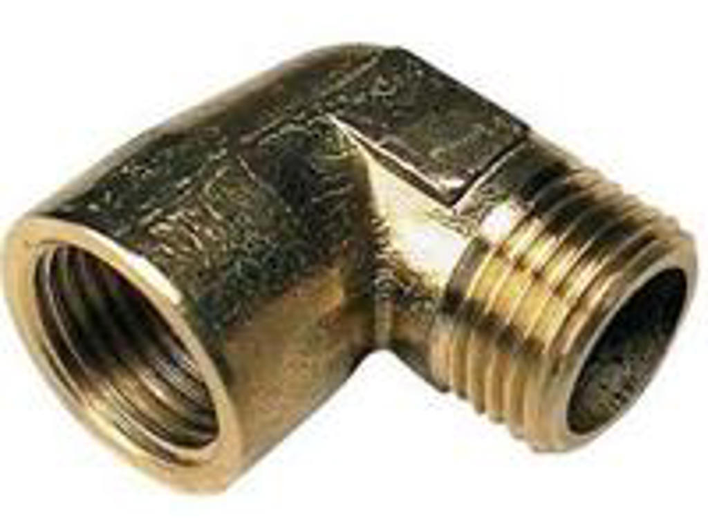 Pibevinkel 3/4" messing