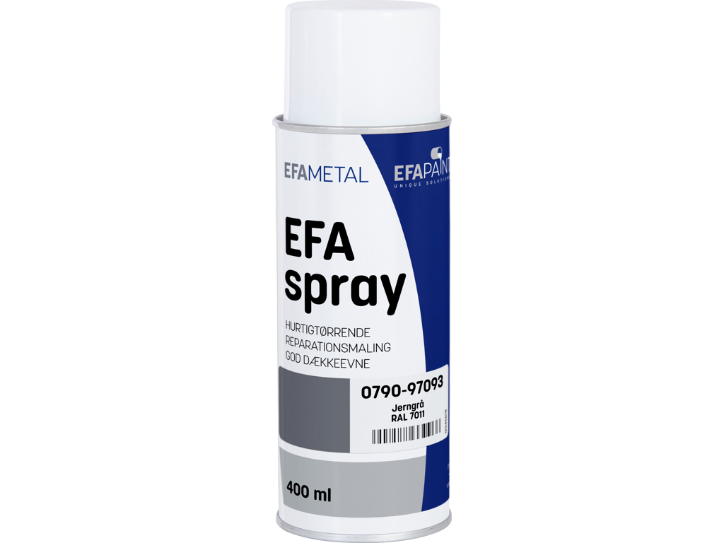 Maling RAL 7011 Jerngrå spray 400ml