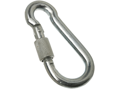 Carabinhage 8x80mm galv m/lås 